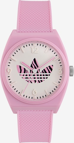 ADIDAS ORIGINALS Analog Watch 'Project Two GRFX' in Pink: front