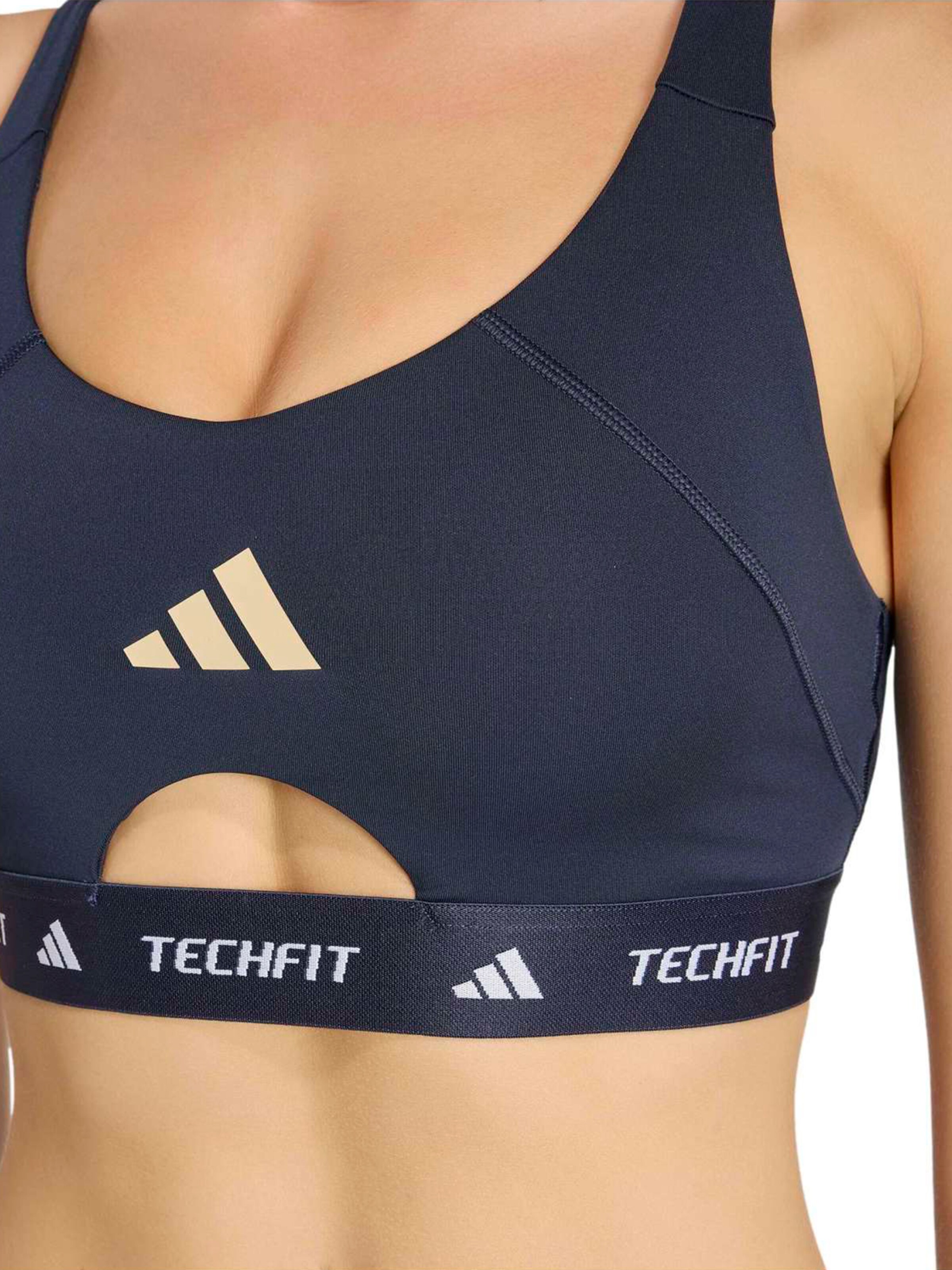 ADIDAS PERFORMANCE Bustier Sport-BH in Blau