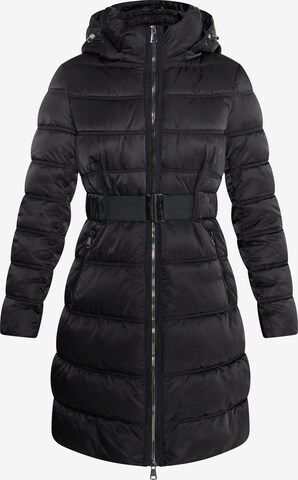 Manteau d’hiver 'Caneva' faina en noir : devant