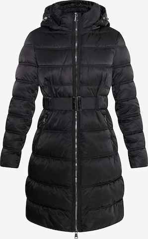 faina Winter Coat 'Caneva' in Black: front