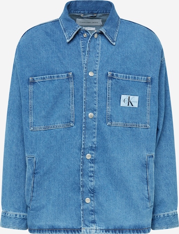 Calvin Klein Jeans Overgangsjakke i blå: forside