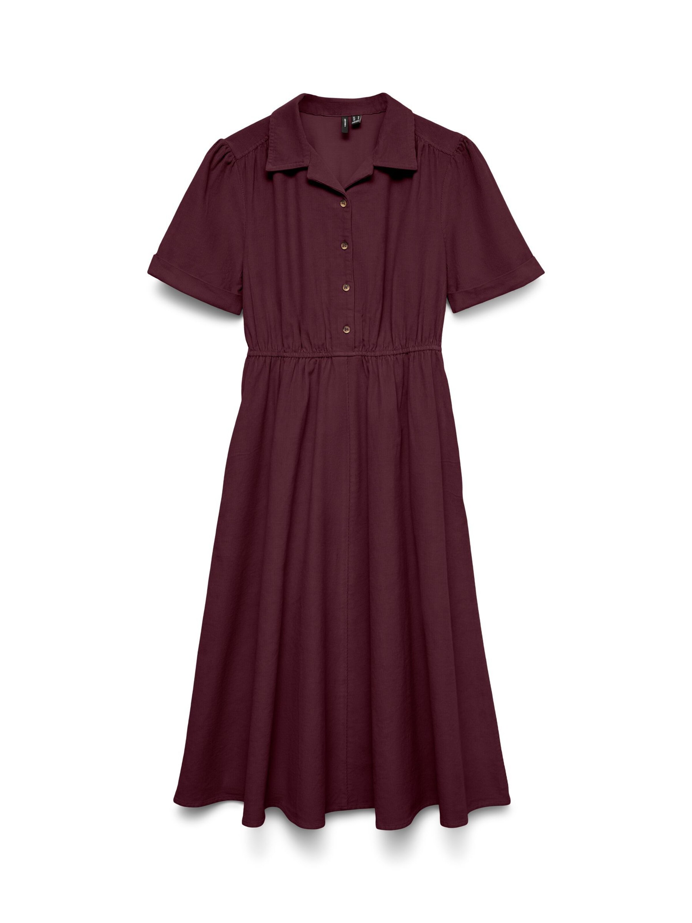 Robe-chemise 'VMRay' Vero Moda Curve en rouge : devant