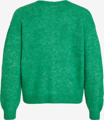 VILA Knit Cardigan 'Jamina' in Green