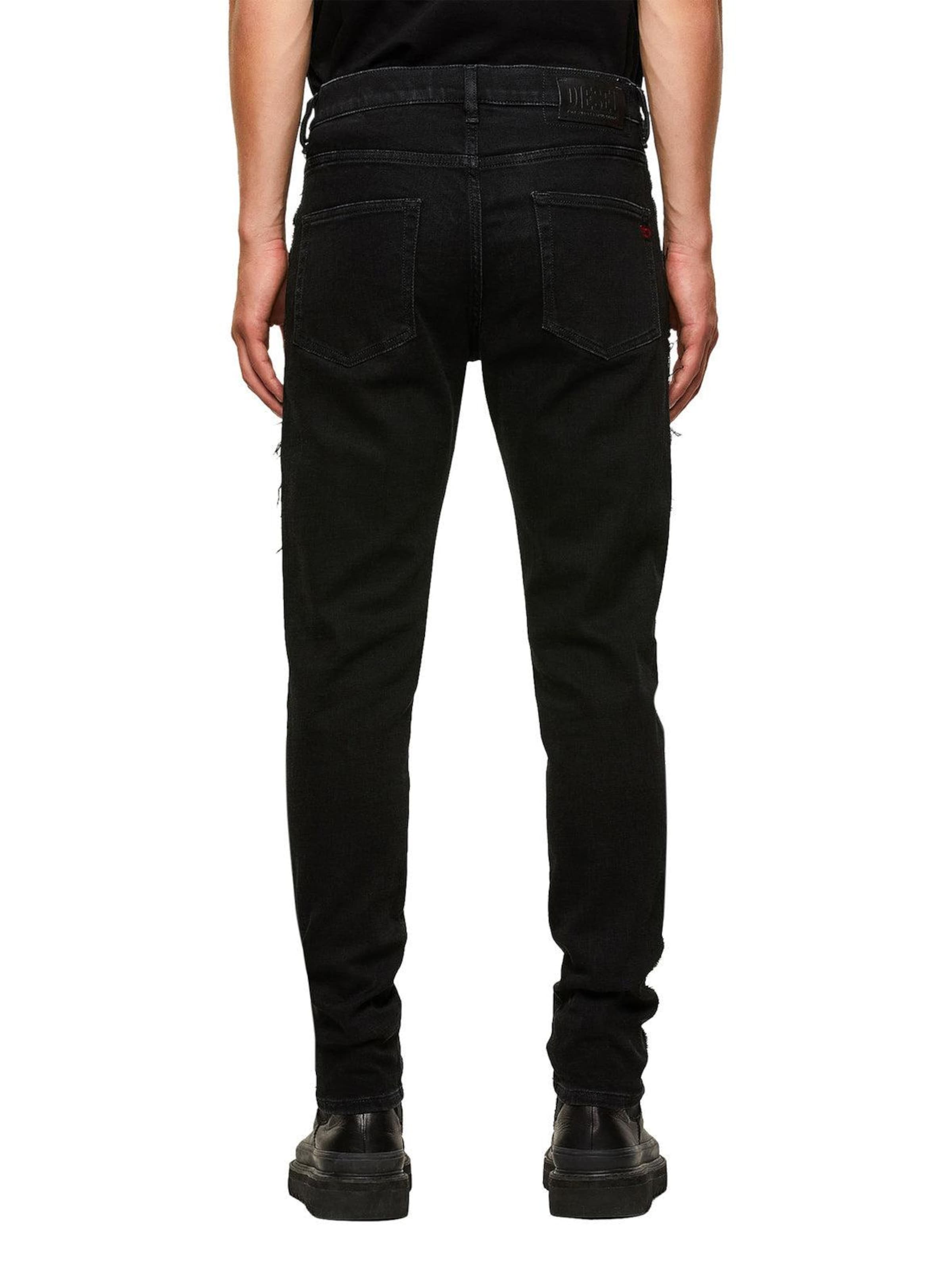 DIESEL Slimfit Jeans 'D-STRUKT' in Grijs