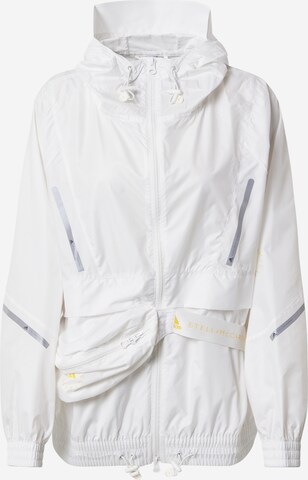 adidas by Stella McCartney Athletic Jacket in White: front