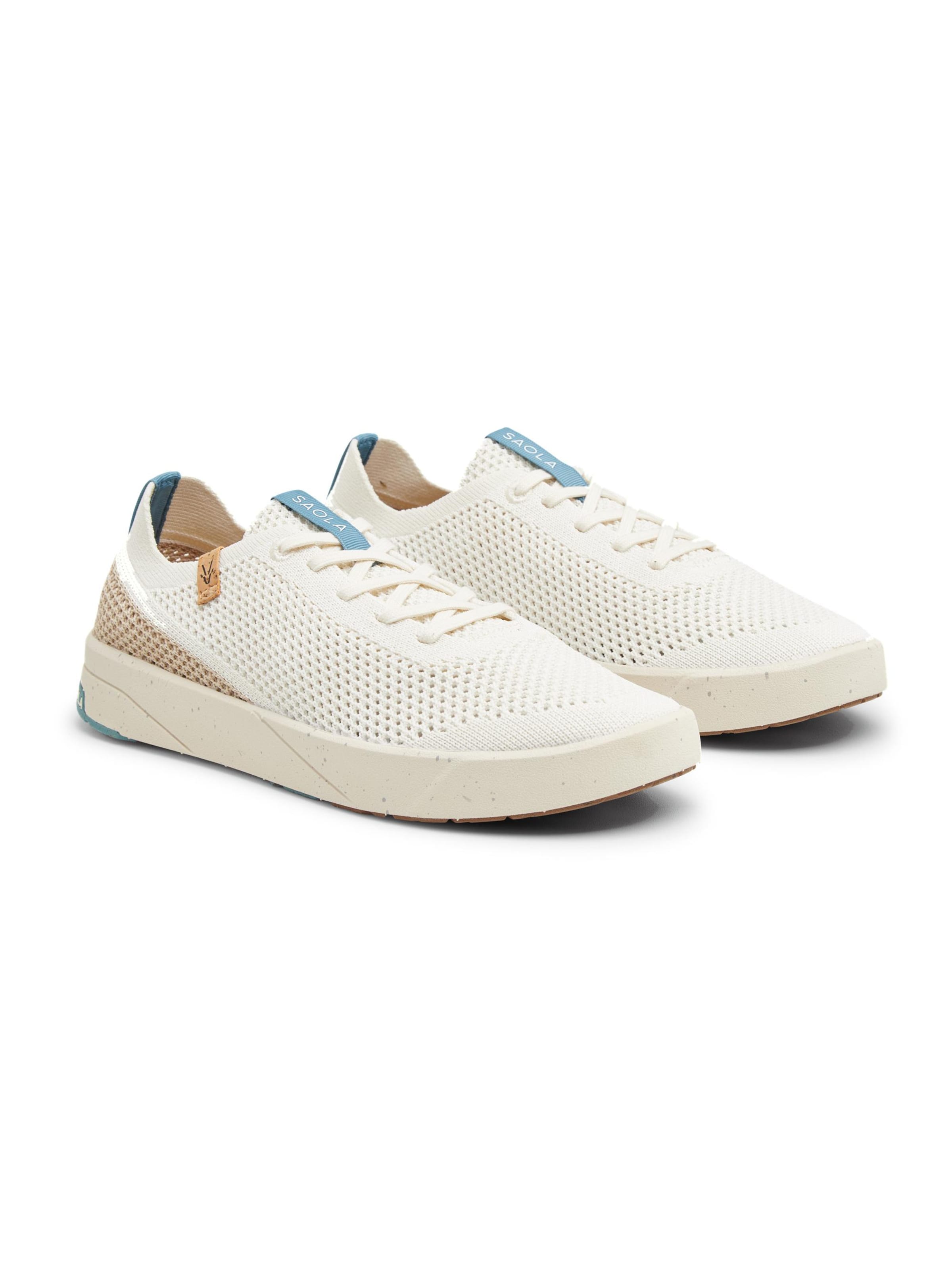 SAOLA Slipper 'Ezo W White Cashew'‌‌‌‌‌‌‌‌‌‌ in Beige