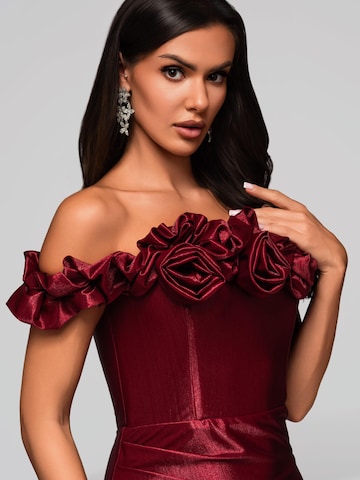 Ombre Abendkleid‌‌‌‌‌‌‌‌ in Rot