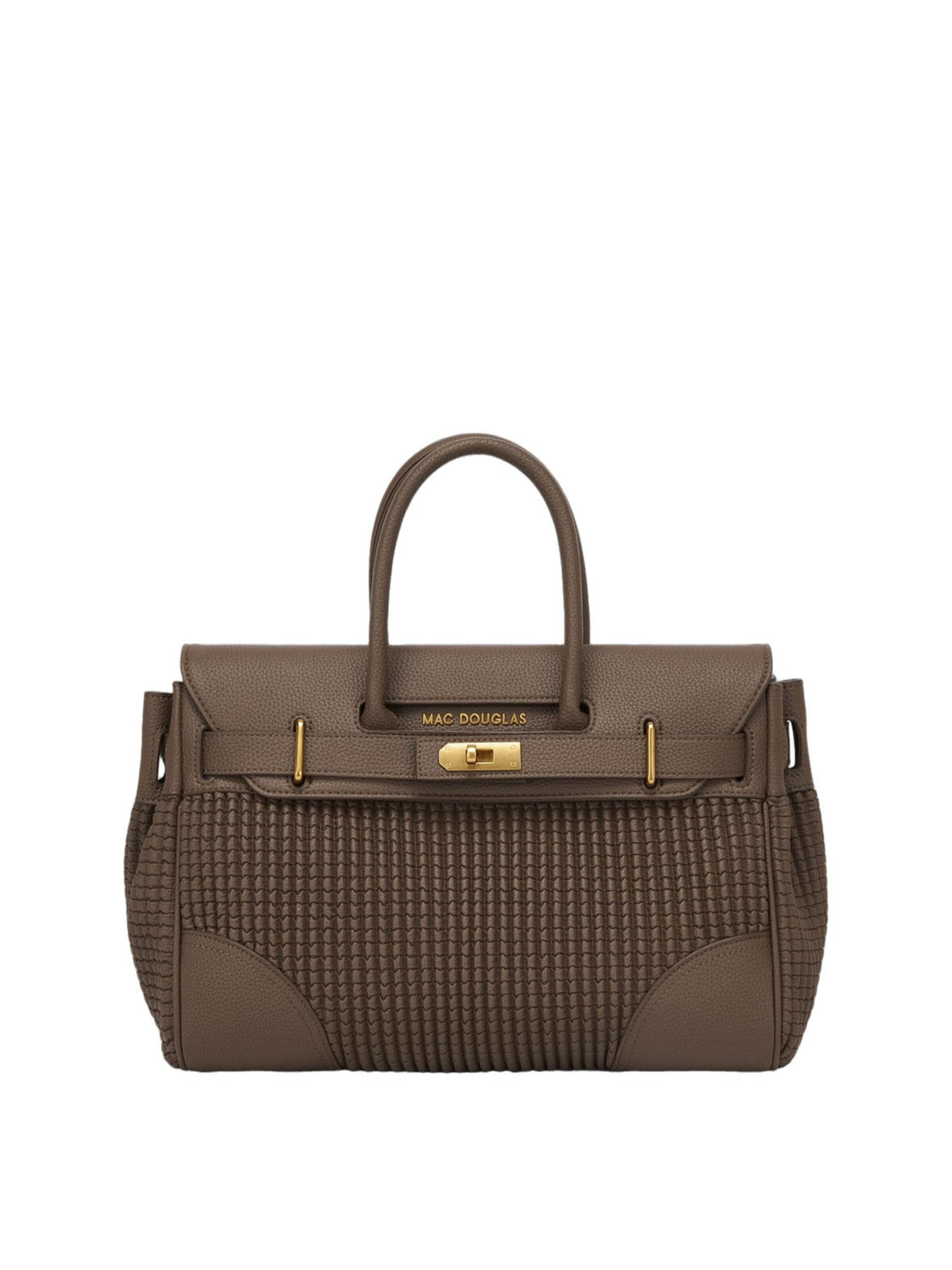 MAC DOUGLAS Handbag 'Bryan2' in Brown: front