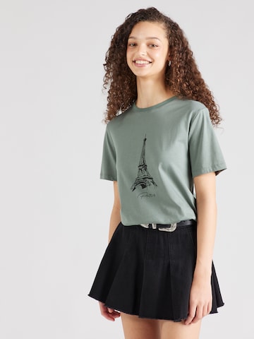 VILA قميص 'ANNA' بلون أخضر: الأمام