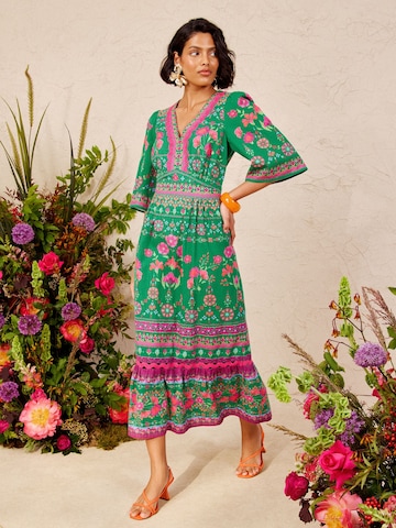 Abito di love & roses in verde