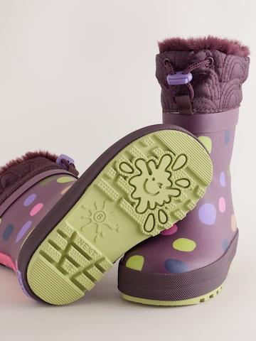 Next Rubber boot in Purple