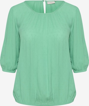 KAFFE CURVE Blouse 'Wilina' in Green: front