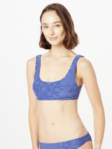 ROXY Bustier Bikini zgornji del 'SUN CLICK' | modra barva: sprednja stran