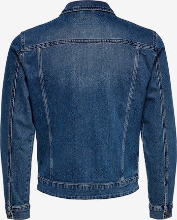 Only & Sons Tussenjas in Blauw