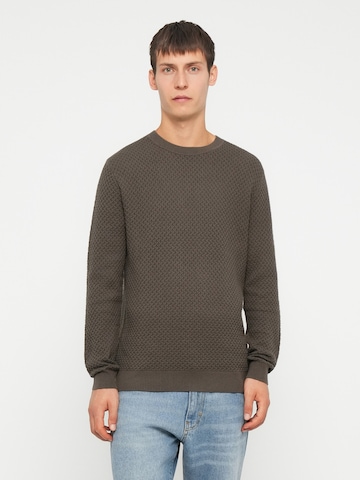 Jack & Jones Premium Sveter 'JPRBLUBARKLEY' - Zelená: predná strana