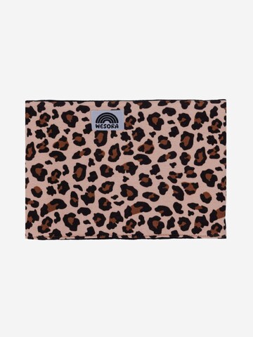WESORA GmbH Loop scarf 'Printed Neckwarmer Fleece + UV-Schutz' in Beige
