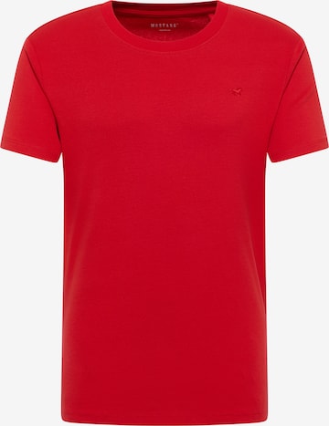 MUSTANG T-Shirt 'Style Allen' in Rot: Vorderseite