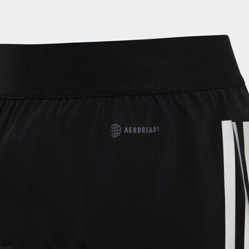 ADIDAS SPORTSWEAR Regular Workout Pants 'Two-In-One Aeroready ' in Black