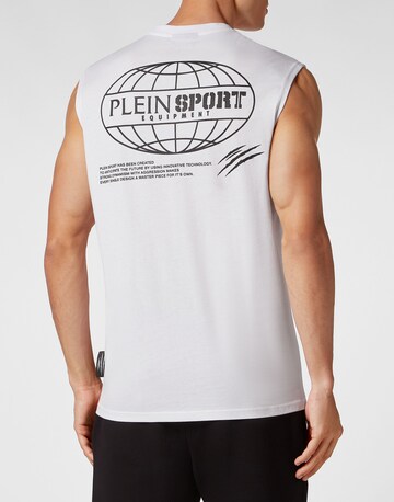 Plein Sport - Camisa 'Multilogo' em branco