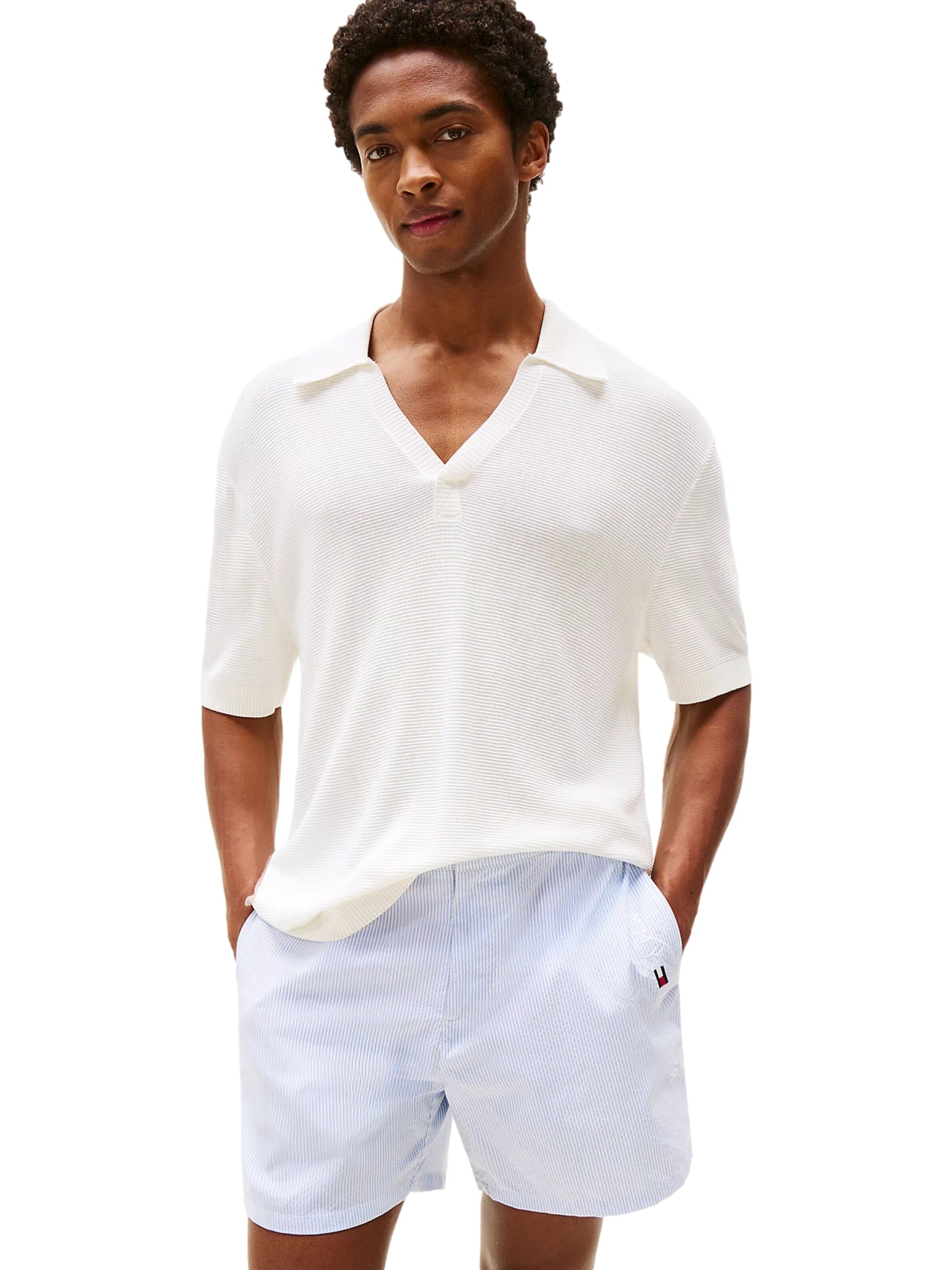 TOMMY HILFIGER Poloshirt in Weiß: Vorderseite