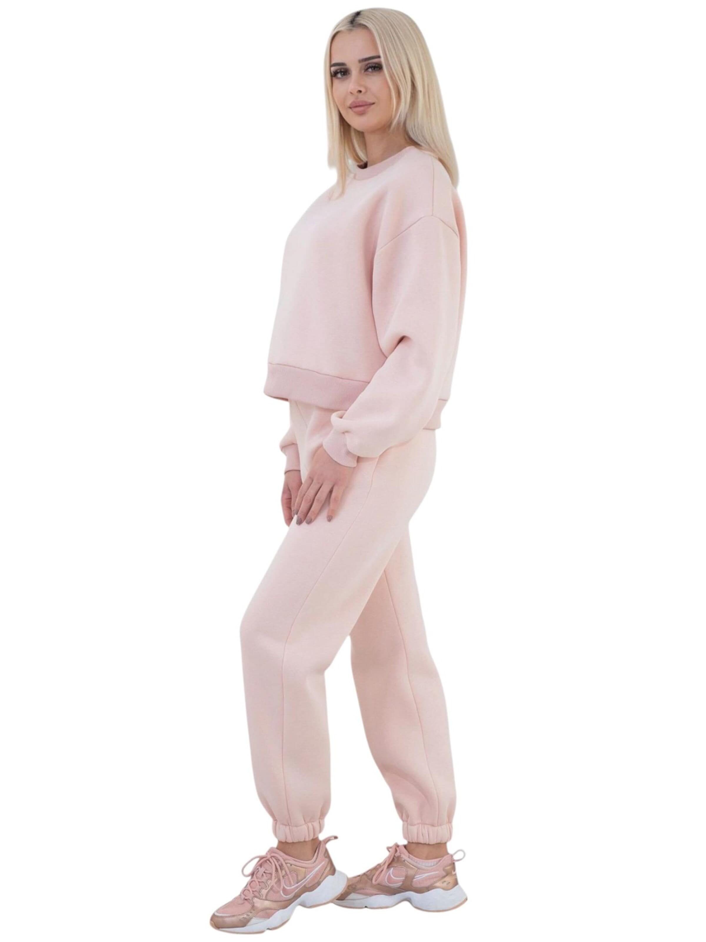 Pull-over oversize 'CozyEssential Sweater' fashionshowcase en rose