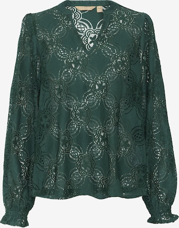 CULTURE Bluse 'Olu' i grøn: forside