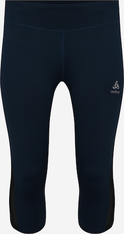 ODLO Workout Pants in Blue: front