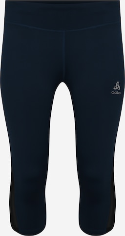 ODLO Skinny Workout Pants in Blue: front