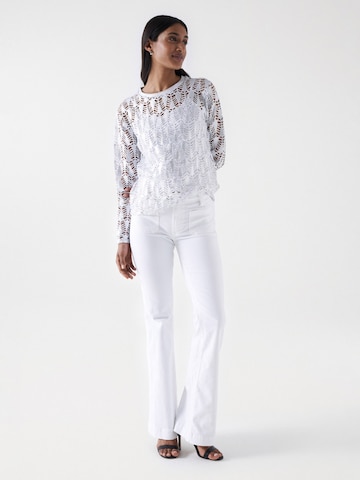 Pull-over Salsa Jeans en blanc