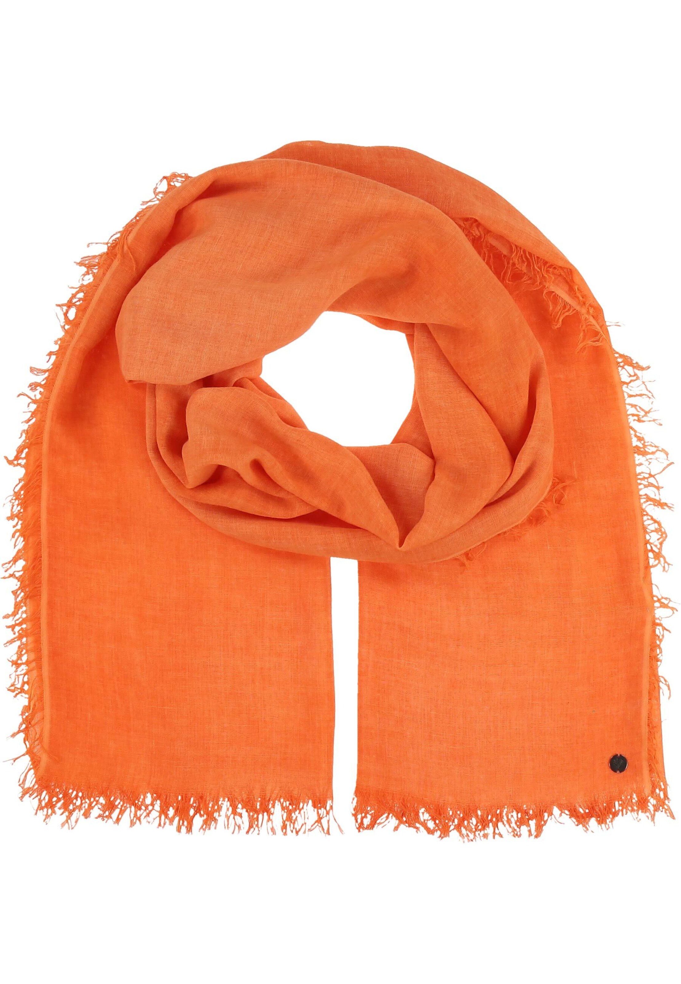 FRAAS Schal in Orange: Vorderseite