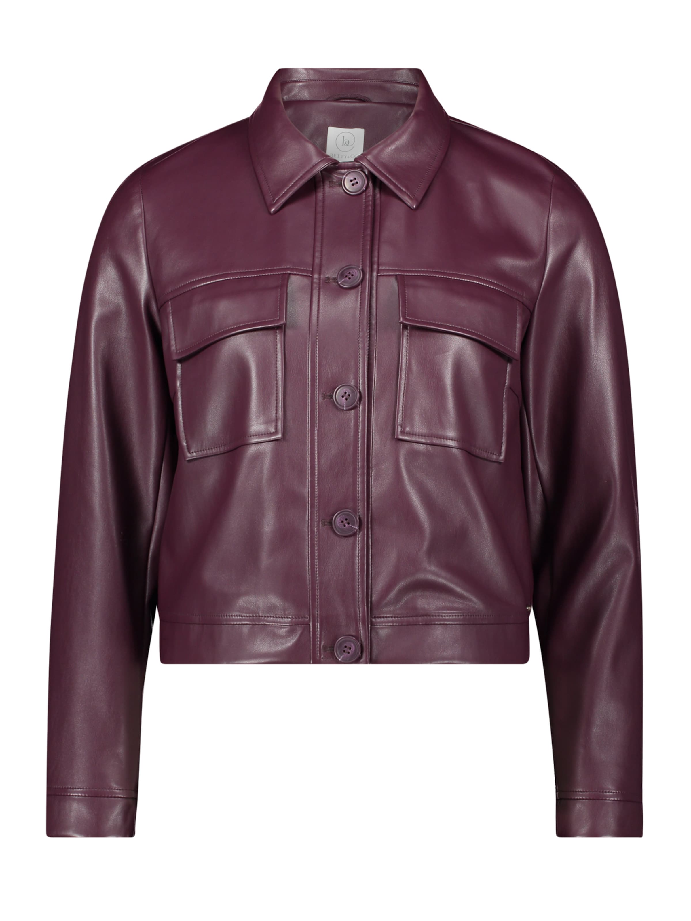 Betty & Co Between-season jacket in Purple: front
