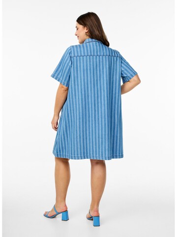 Zizzi Shirt dress 'Jebba' in Blue