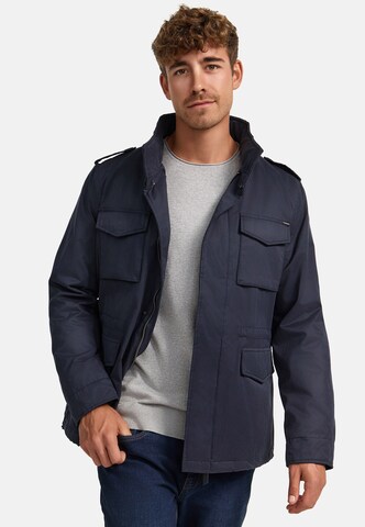 INDICODE JEANS Tussenjas in Blauw: voorkant