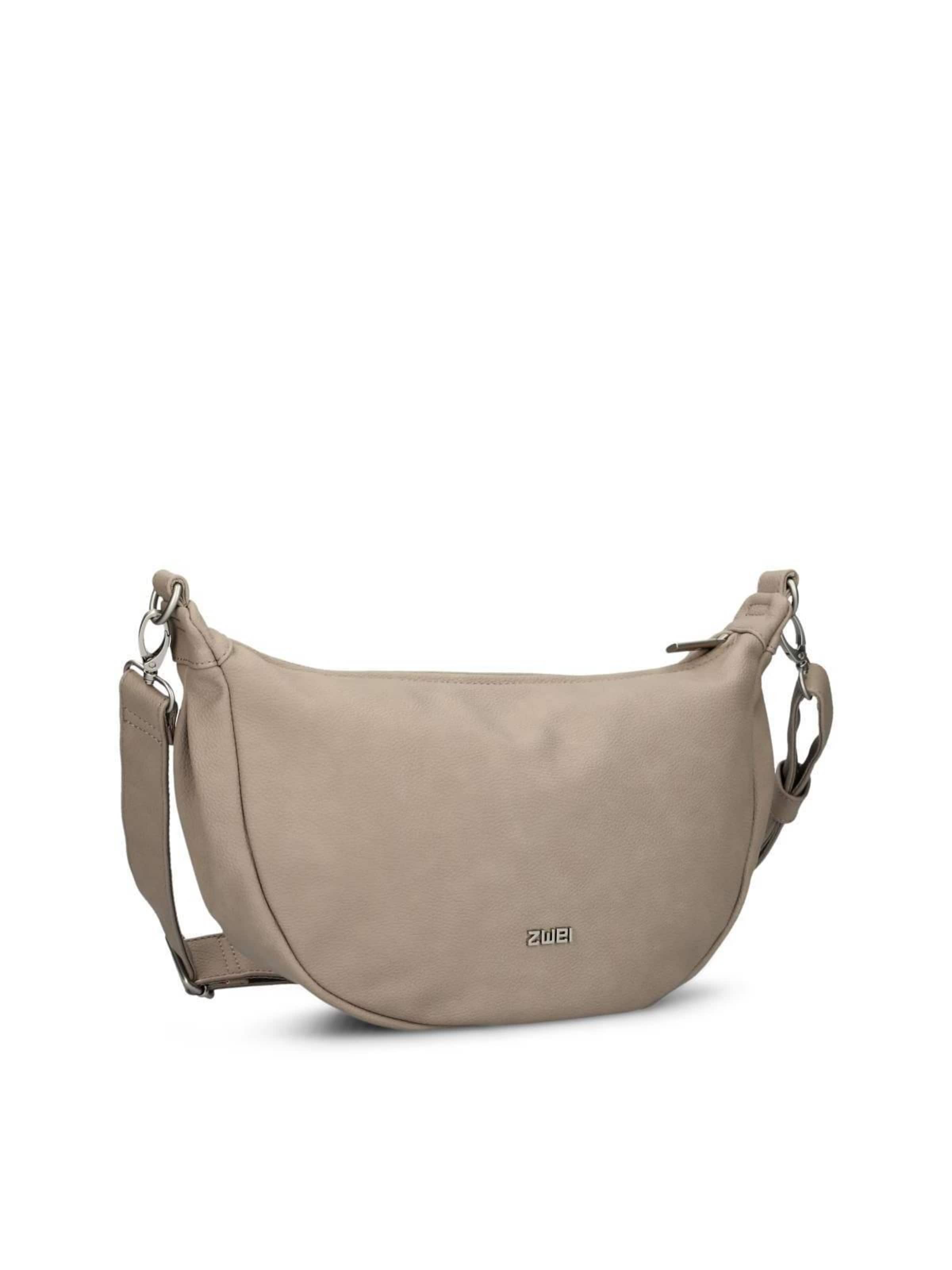 ZWEI - Bolso de mano 'MADEMOISELLE.M M70' en marrón: frente