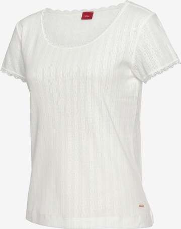 T-shirt s.Oliver en blanc