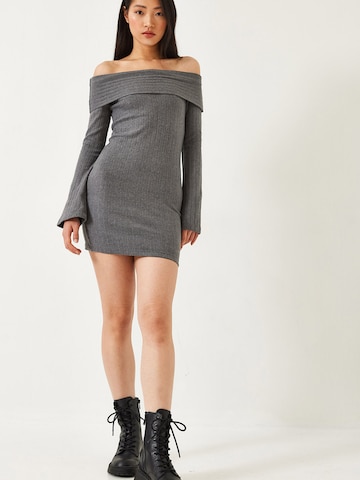 Abito in maglia di Bianco Lucci in grigio