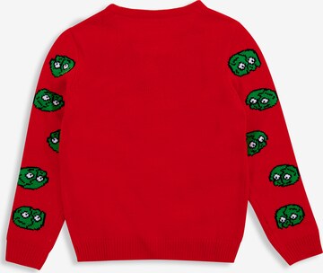 Threadboys Pullover 'Stinkmas' in Rot