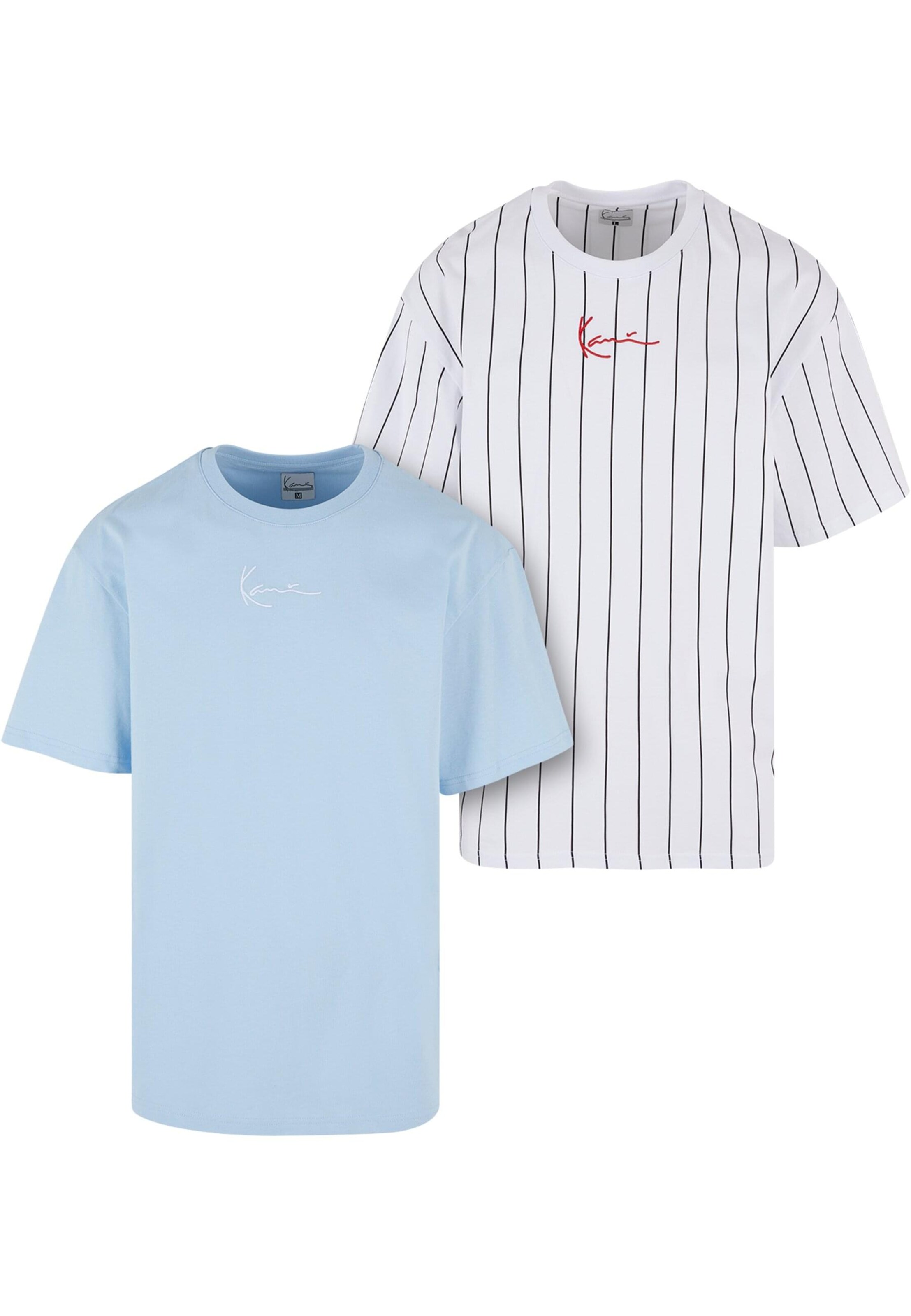 Tricou 'Essential' de la Karl Kani pe alb: față