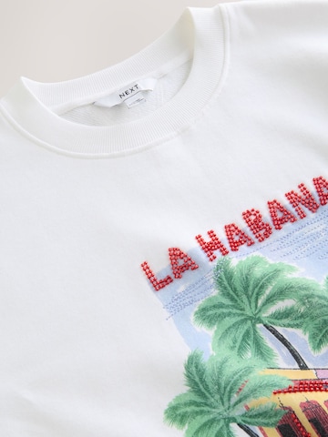 T-shirt Next en blanc