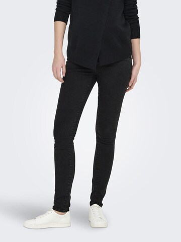 Only Maternity Skinny Jeans in Schwarz: Vorderseite