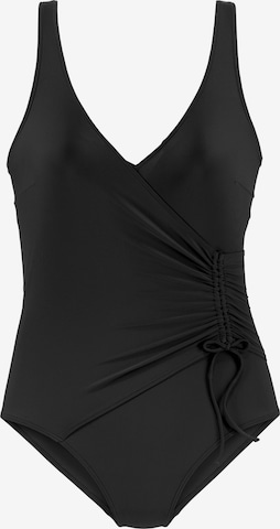 LASCANA - Traje de baño en negro: frente