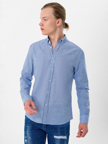 Moxx Paris Regular fit Button Up Shirt in Blue