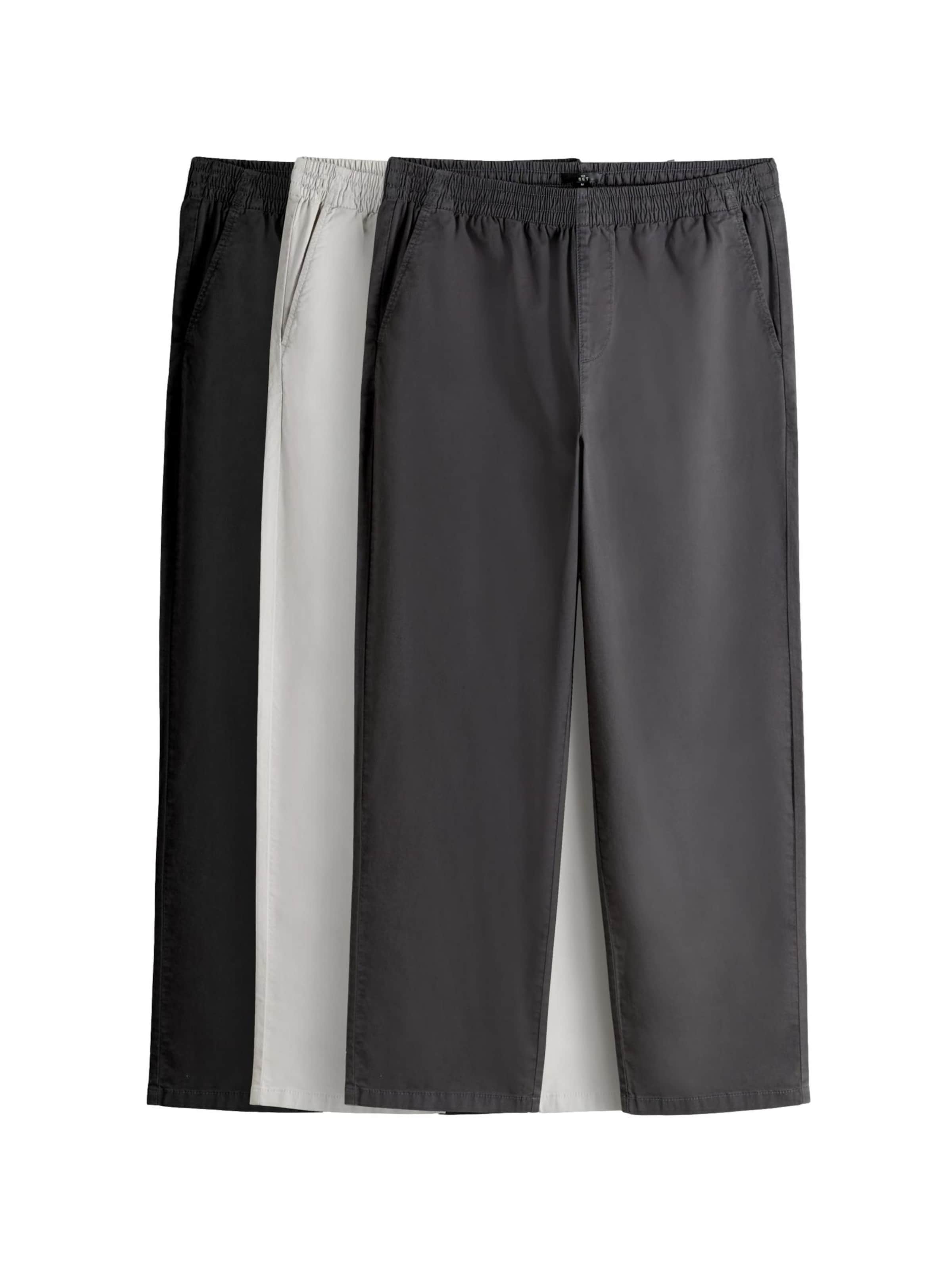 Regular Pantalon chino The Set en gris : devant