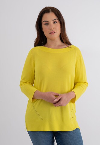 October Sweatshirt in Yellow: front