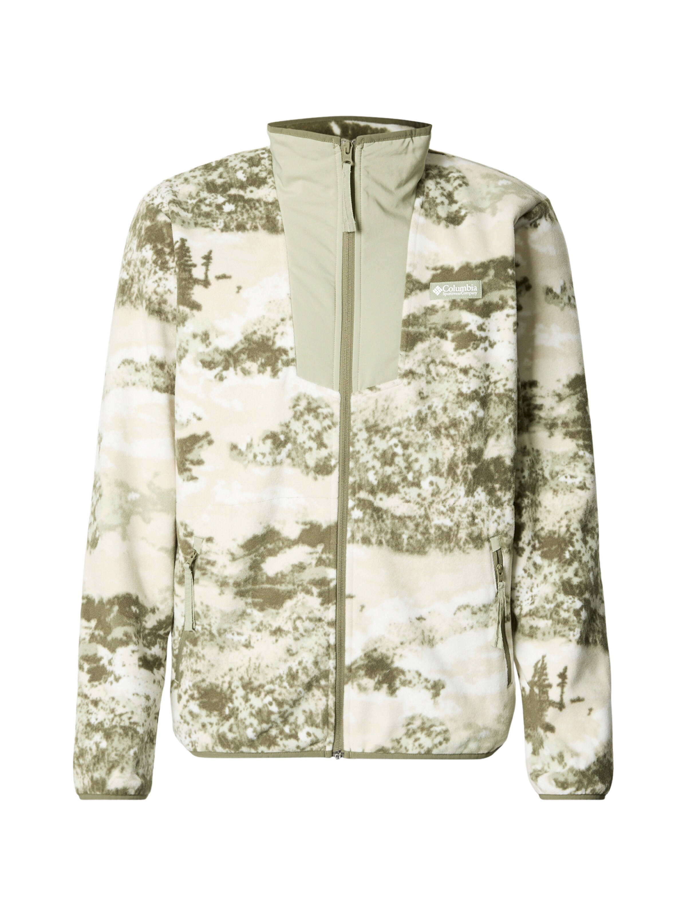COLUMBIA Funkčná flisová bunda 'Sequoia Grove' - Zelená: predná strana