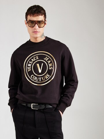 Felpa di Versace Jeans Couture in nero: frontale