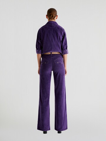 Scalpers Wide leg Byxa 'Trize' i lila