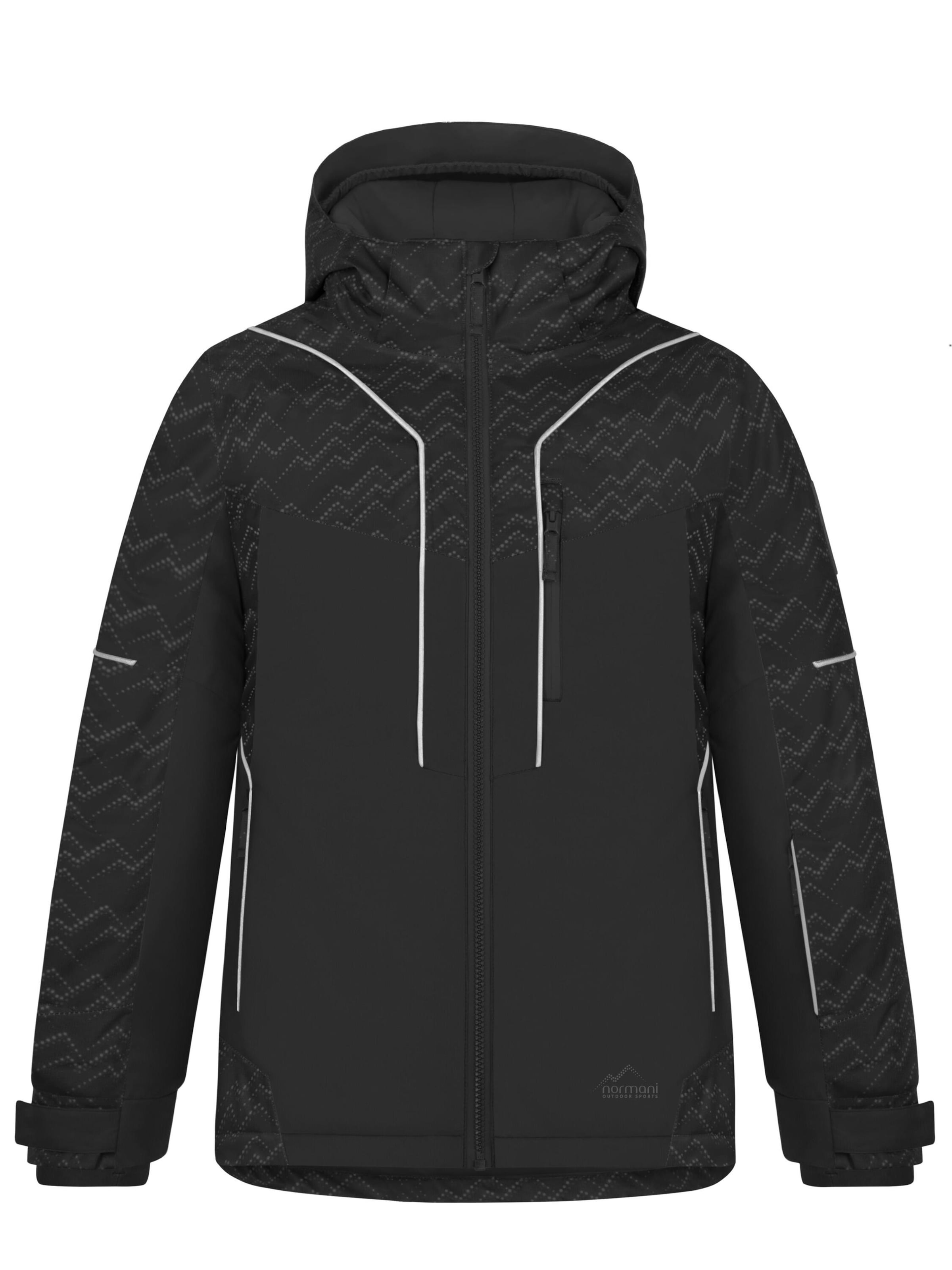 Veste d’hiver 'Dawson' normani en noir : devant