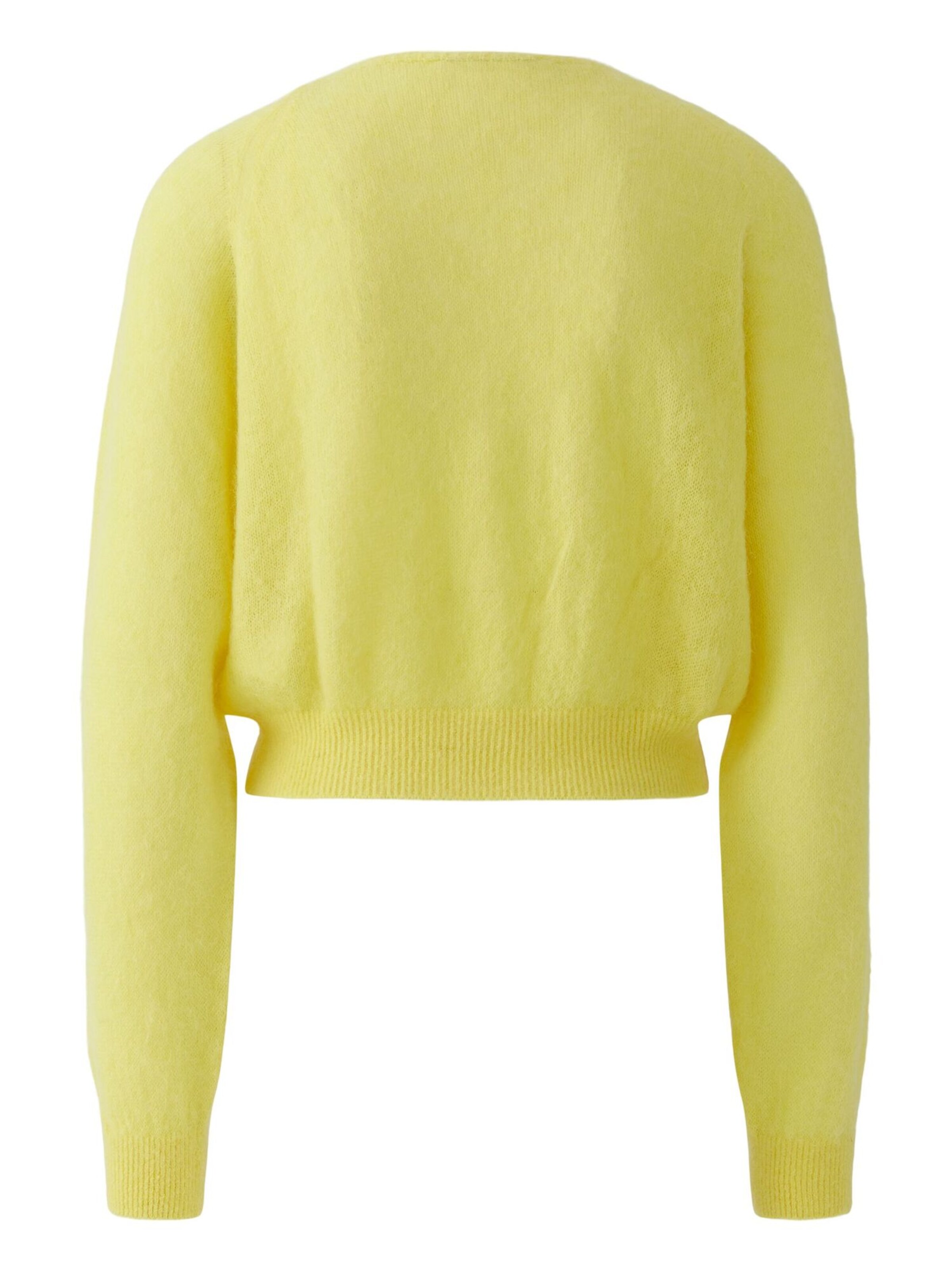 OUI Strickjacke in Gelb