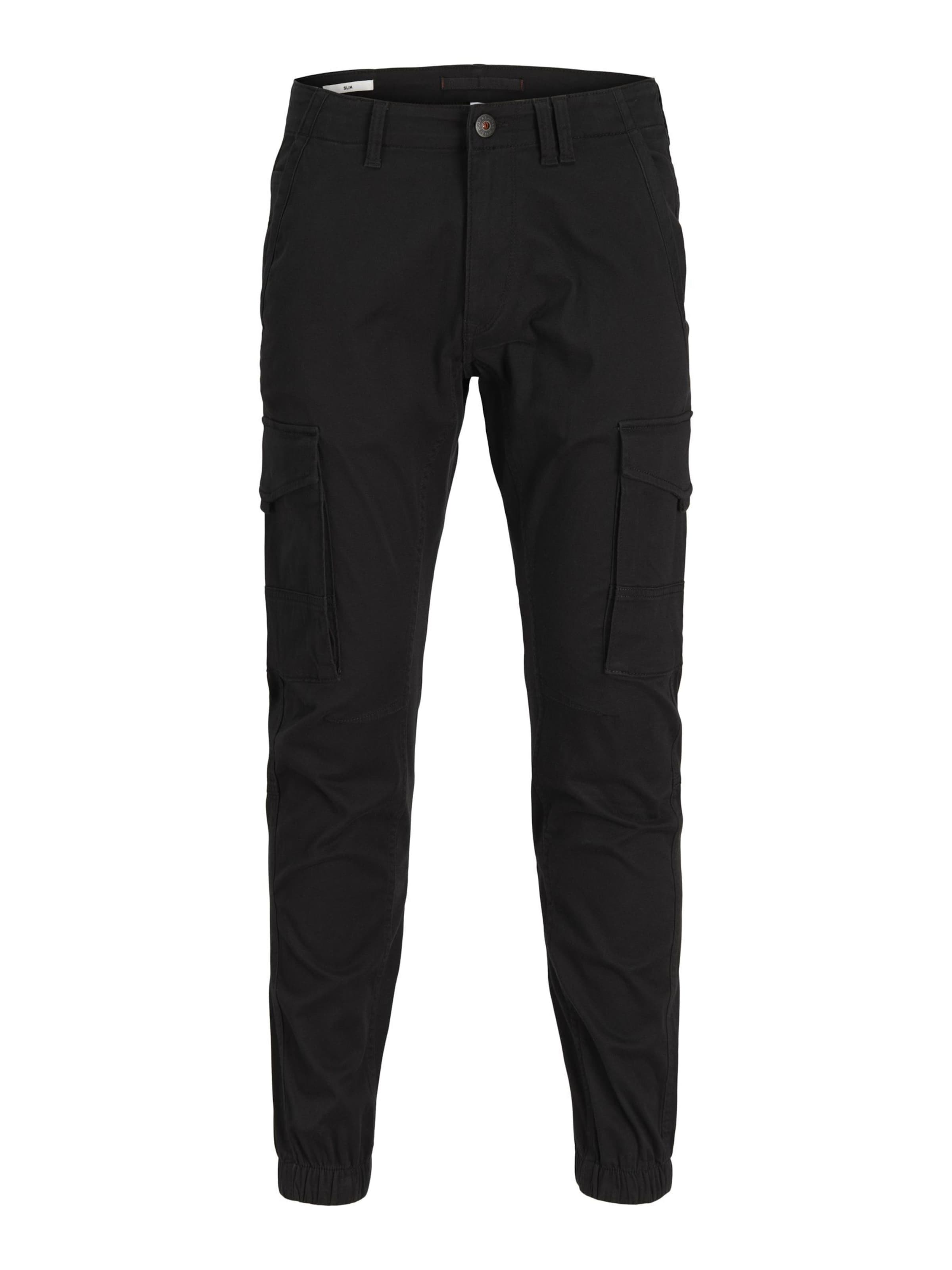 JACK & JONES Cargobroek in Zwart: voorkant